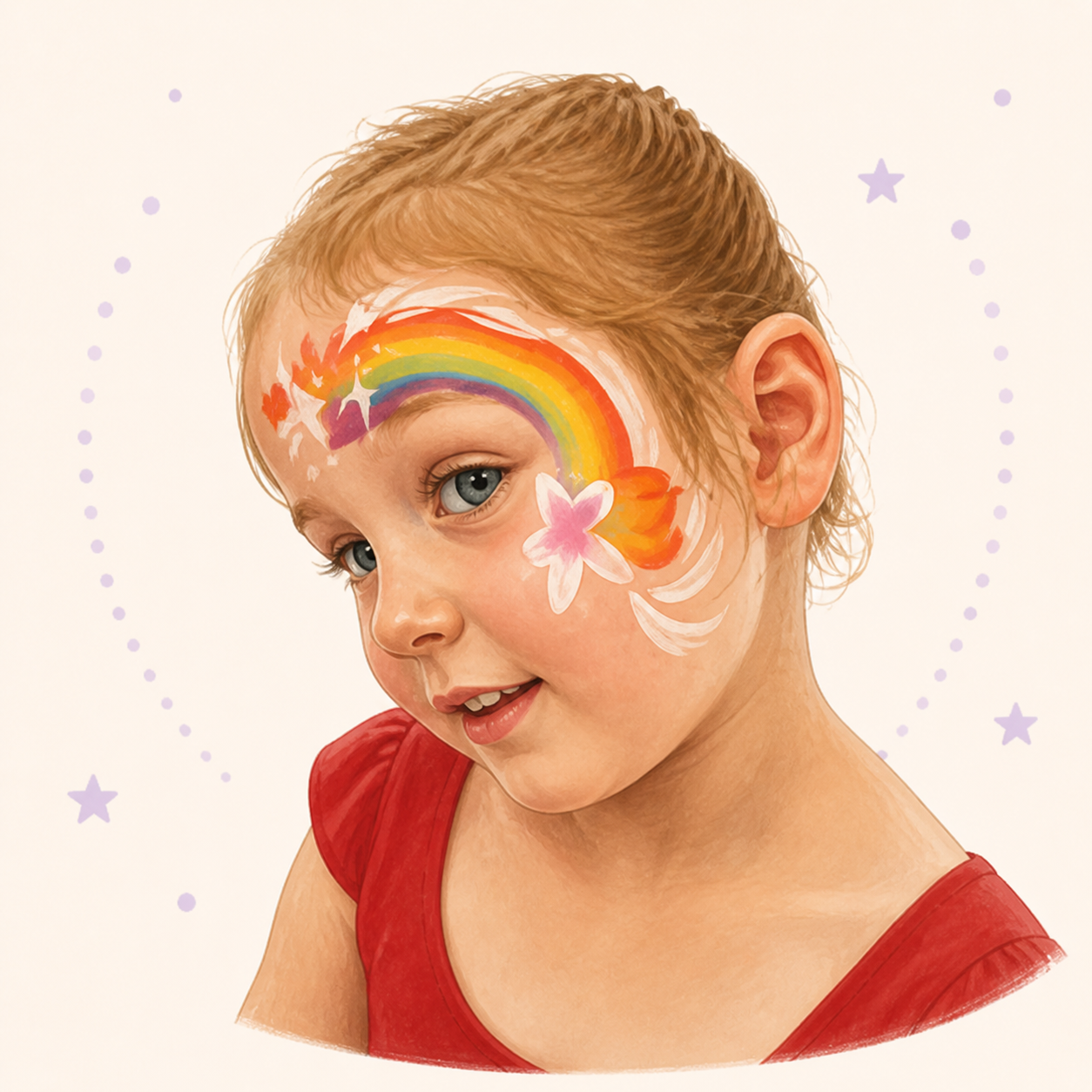 Fairy Face Paint Idea