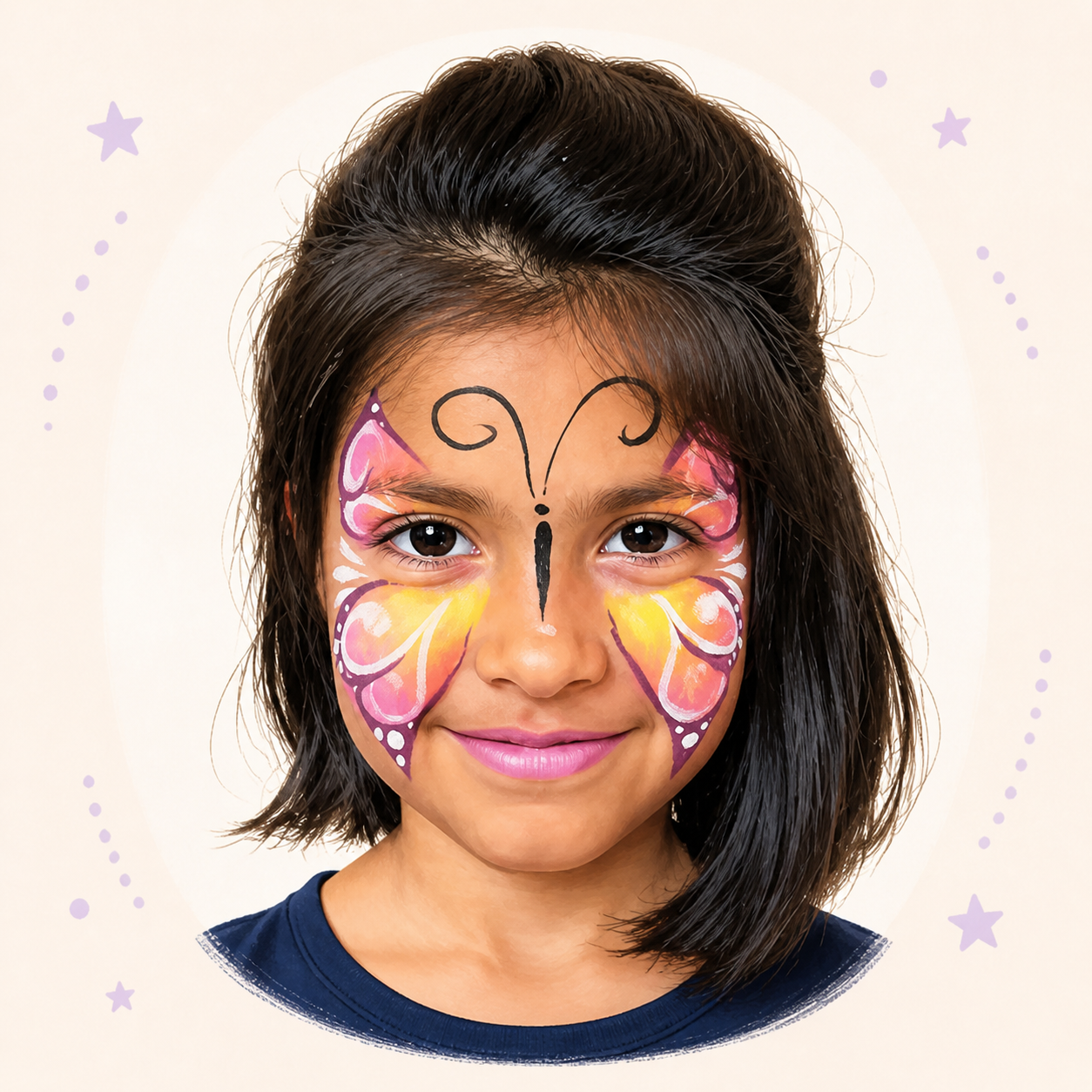 Ghost Face Paint Idea