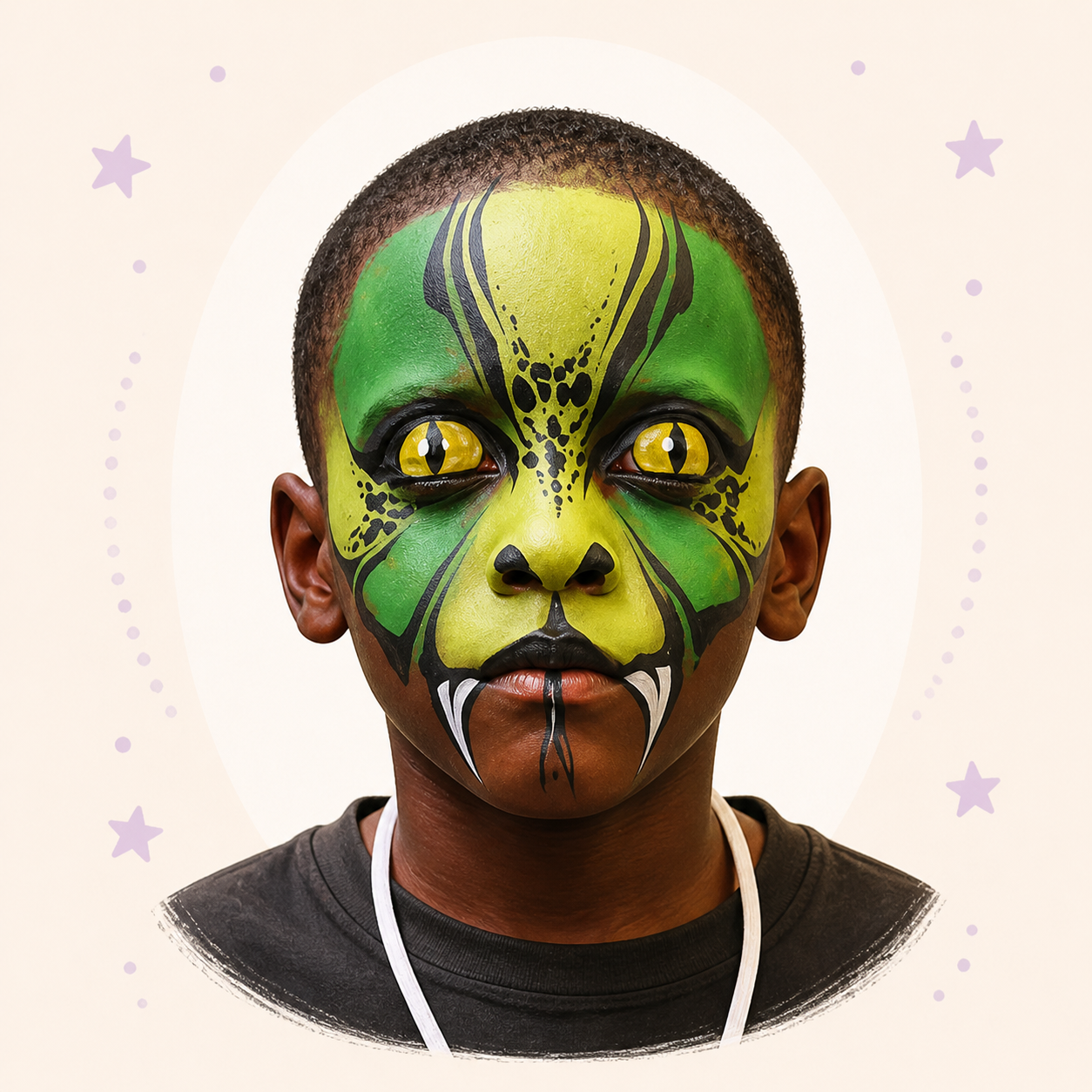 Reindeer Face Paint Idea